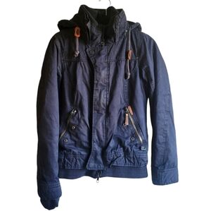 Khujo Blue Winter Jacket Womens size Medium